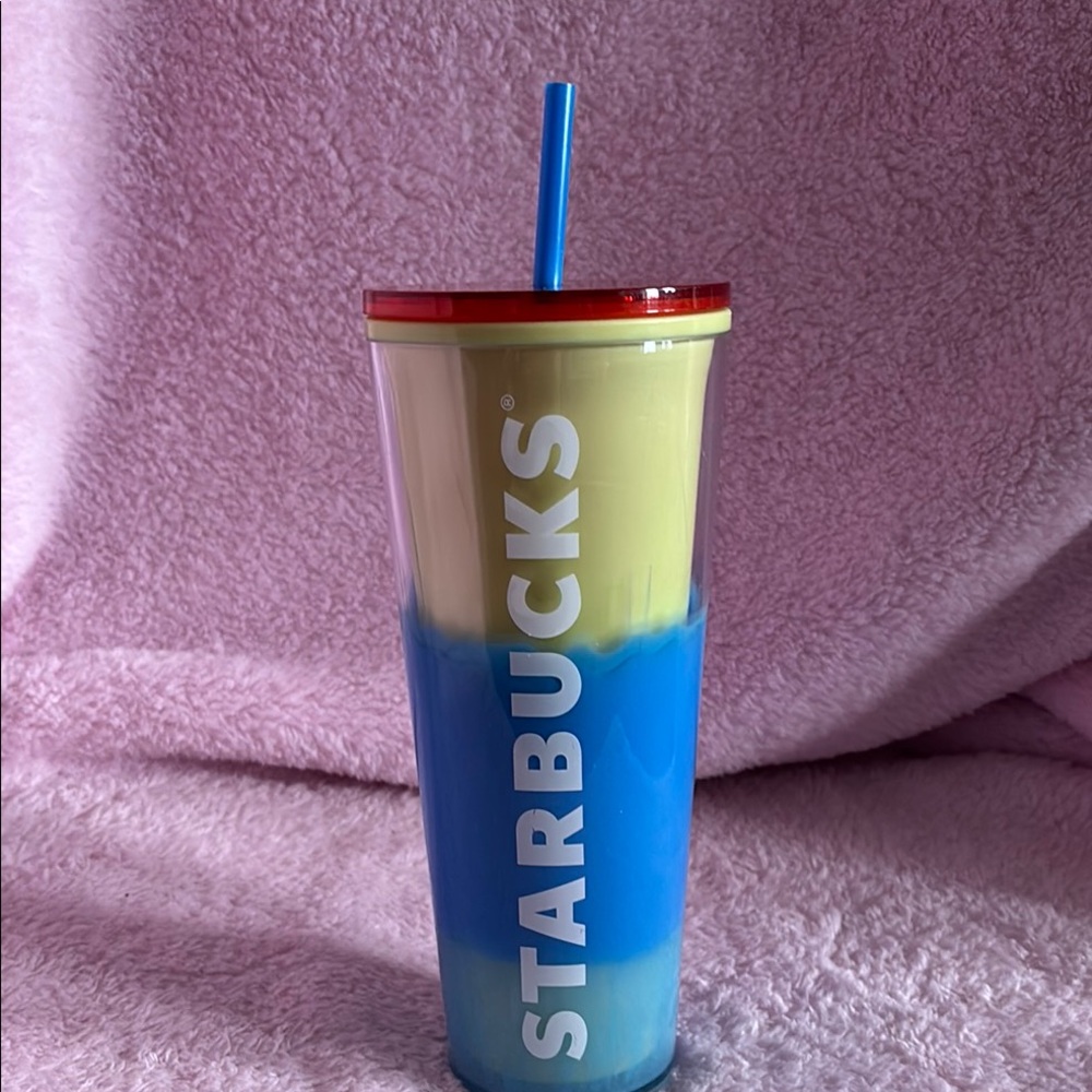 Starbucks Colorful Tumbler with Straw